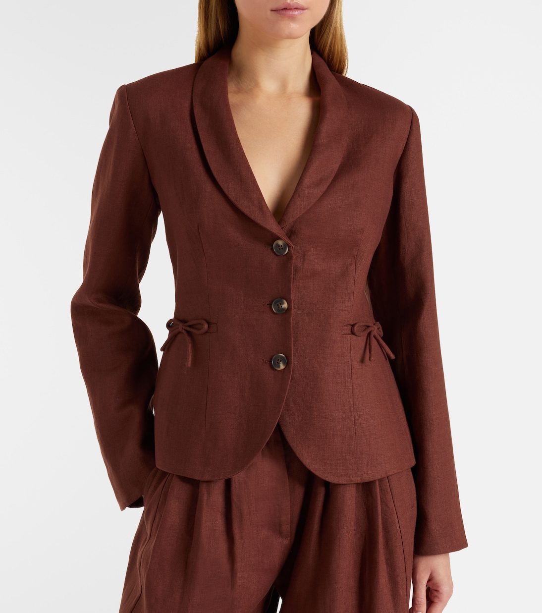 Sabine linen blazer | Posse