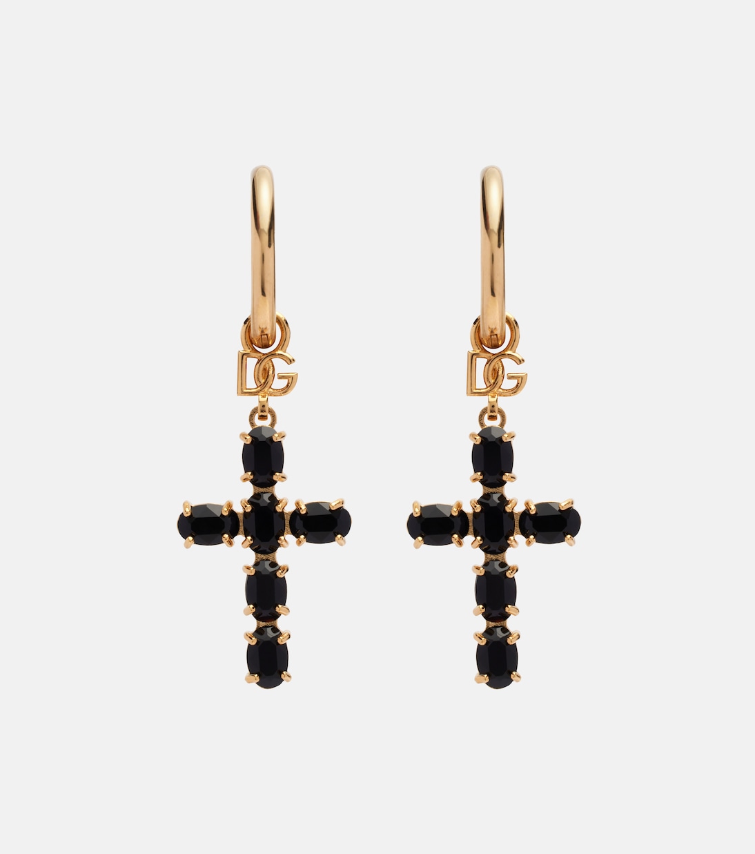 Crystal-embellished drop earrings | Dolce&Gabbana