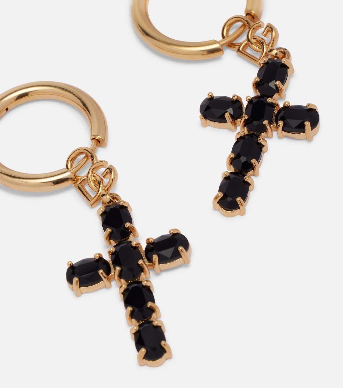 Crystal-embellished drop earrings | Dolce&Gabbana