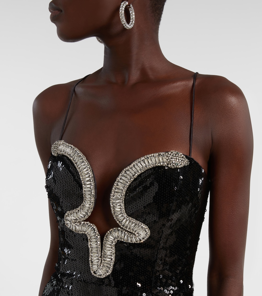 Robe longue Lyra à sequins | Rebecca Vallance