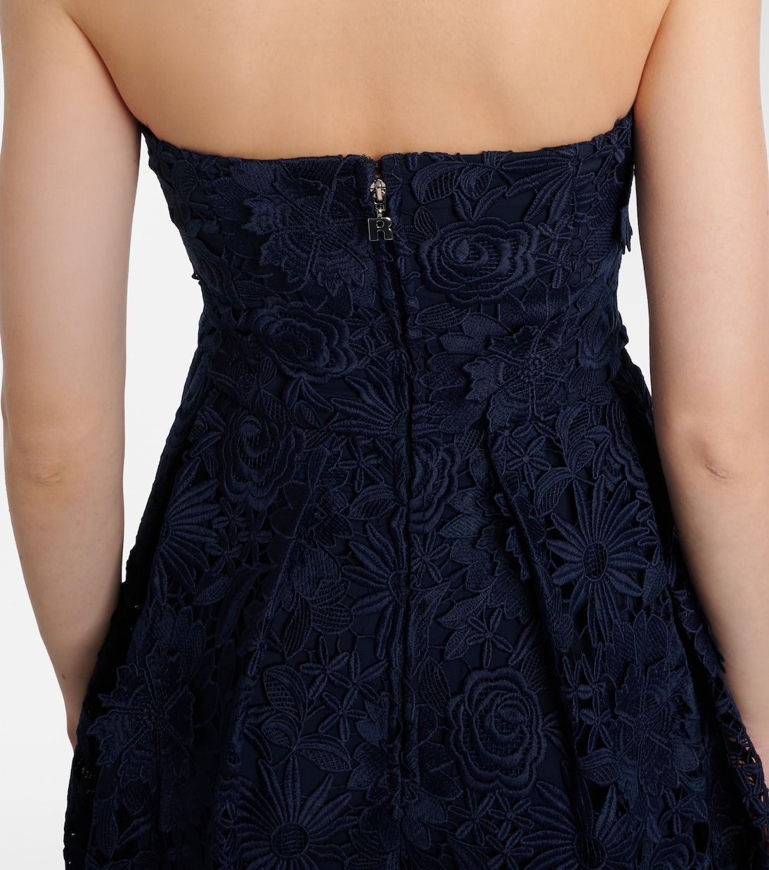 Robe midi en dentelle | Rotate