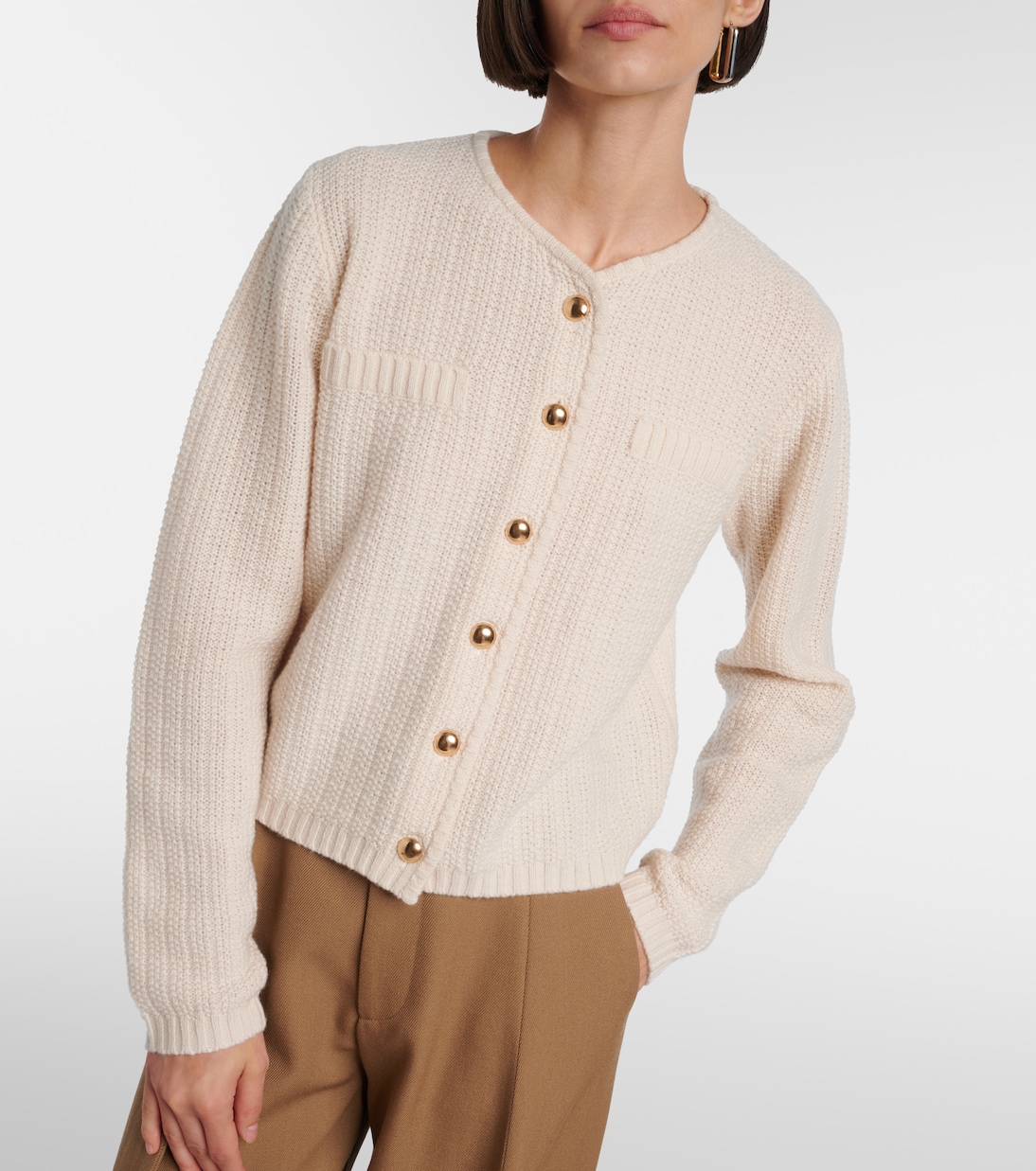 Cardigan en laine et cachemire | Jardin des Orangers