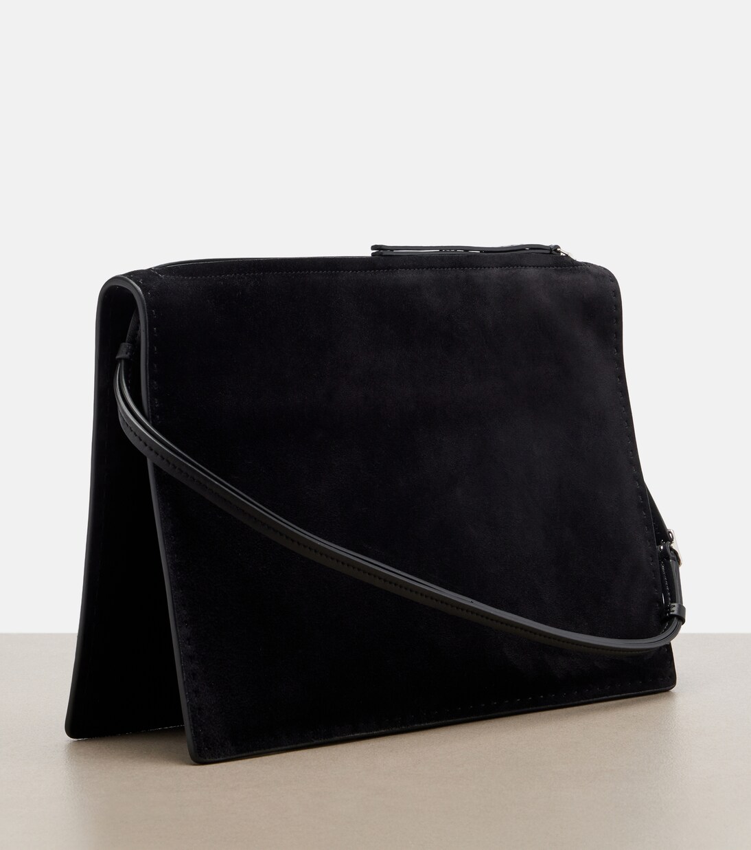 Glove Pochette suede shoulder bag | Phoebe Philo