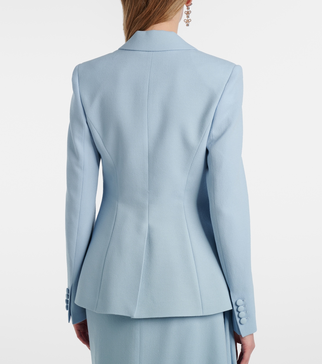 Embellished virgin wool crêpe blazer | Erdem
