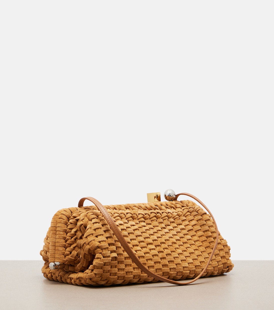 Salon woven suede clutch | Jacquemus