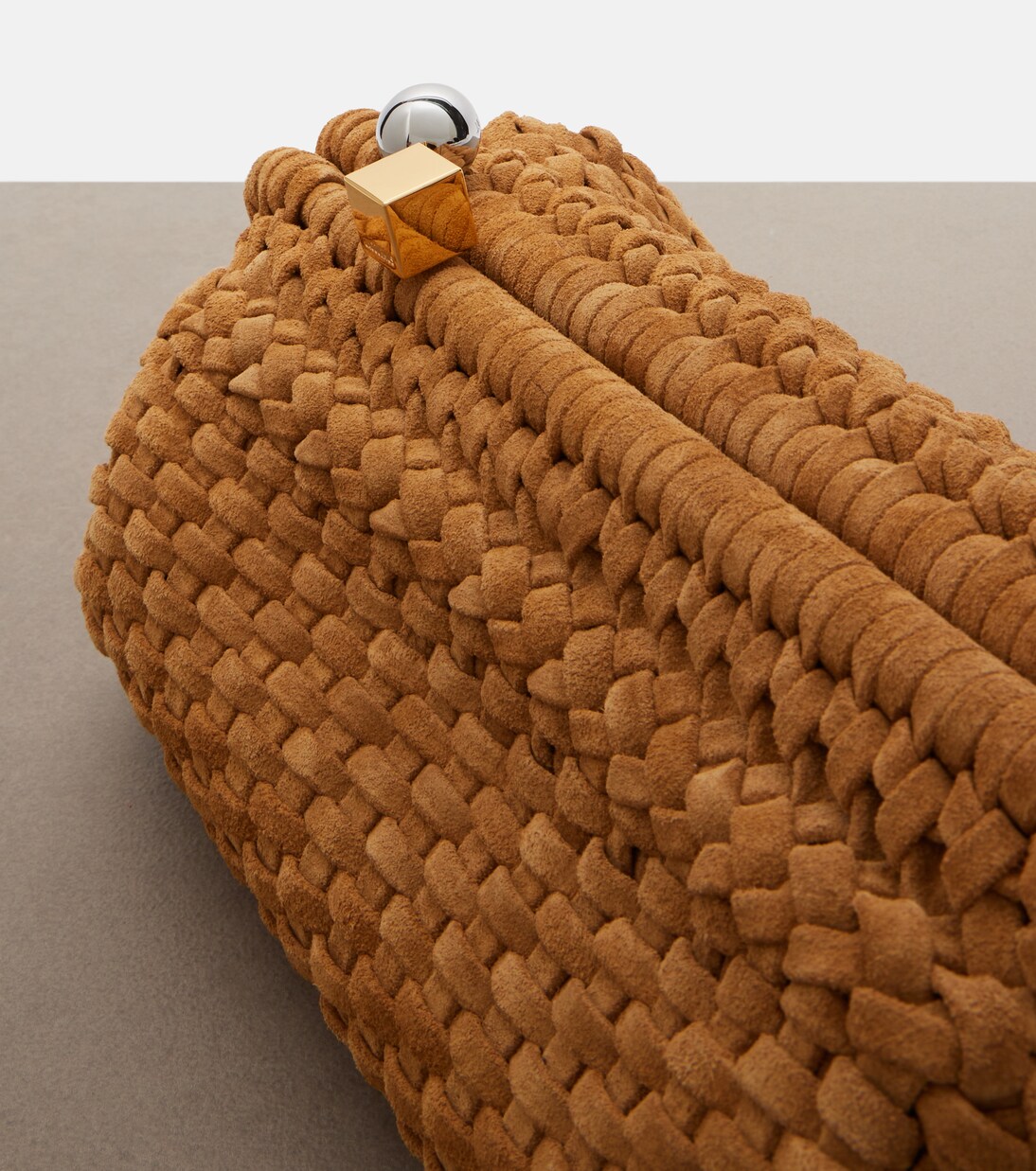 Salon woven suede clutch | Jacquemus