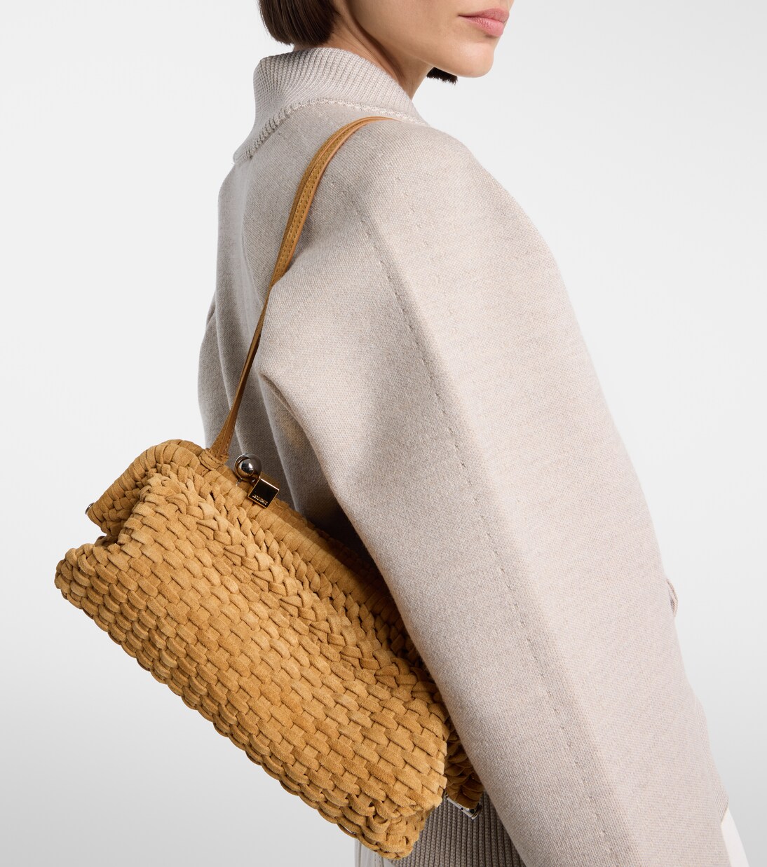 Salon woven suede clutch | Jacquemus