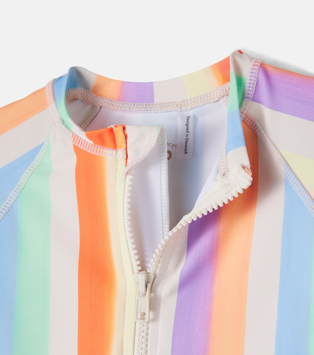 Necky striped rashguard swimsuit | Molo