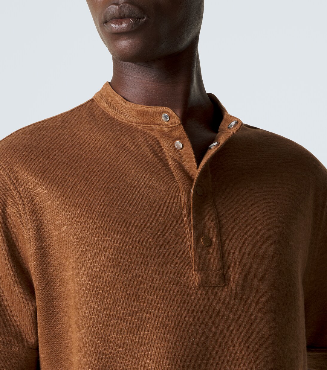 Polo in misto cotone e lino | Moncler