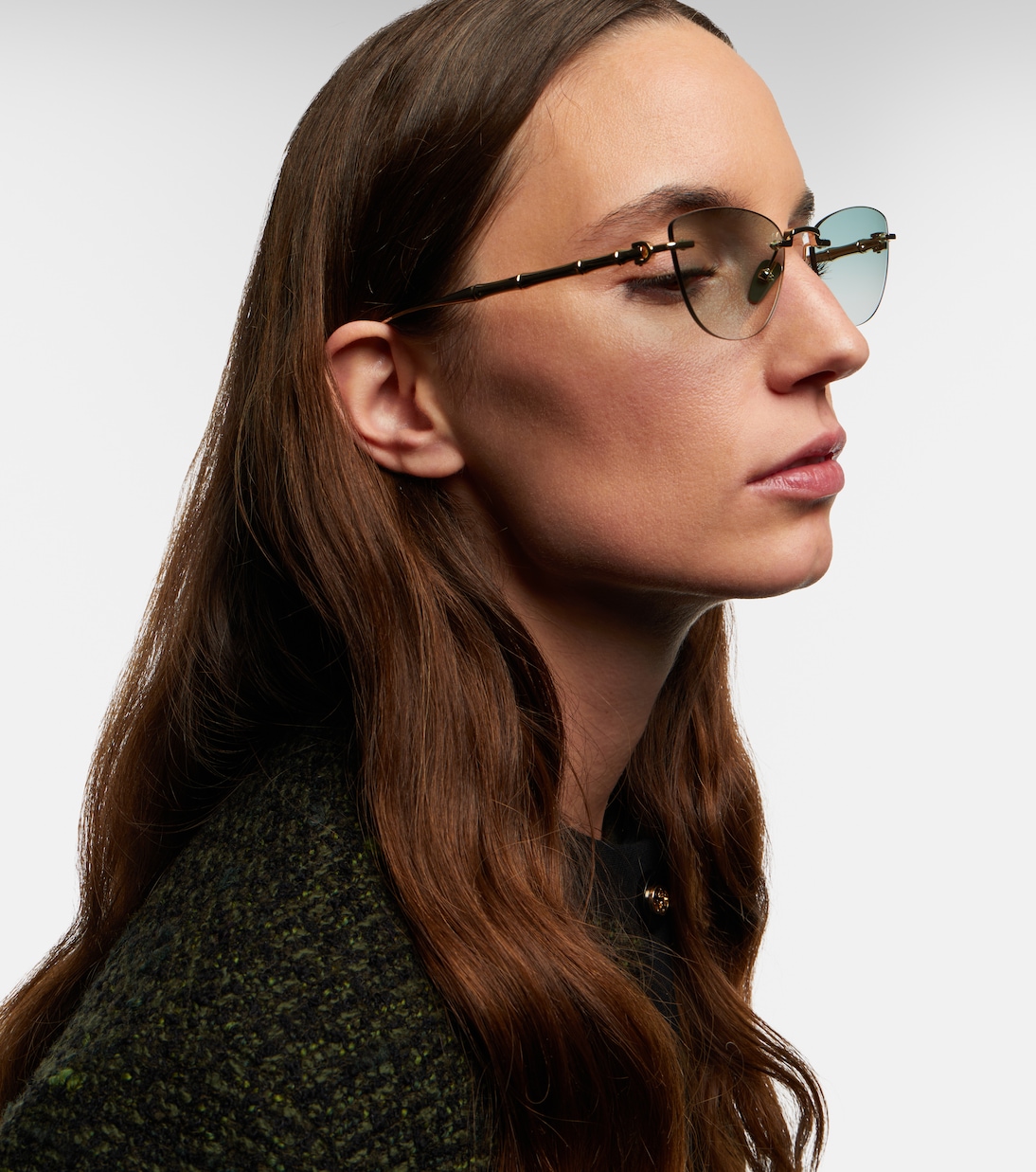 Occhiali da sole cat-eye Bamboo | Gucci