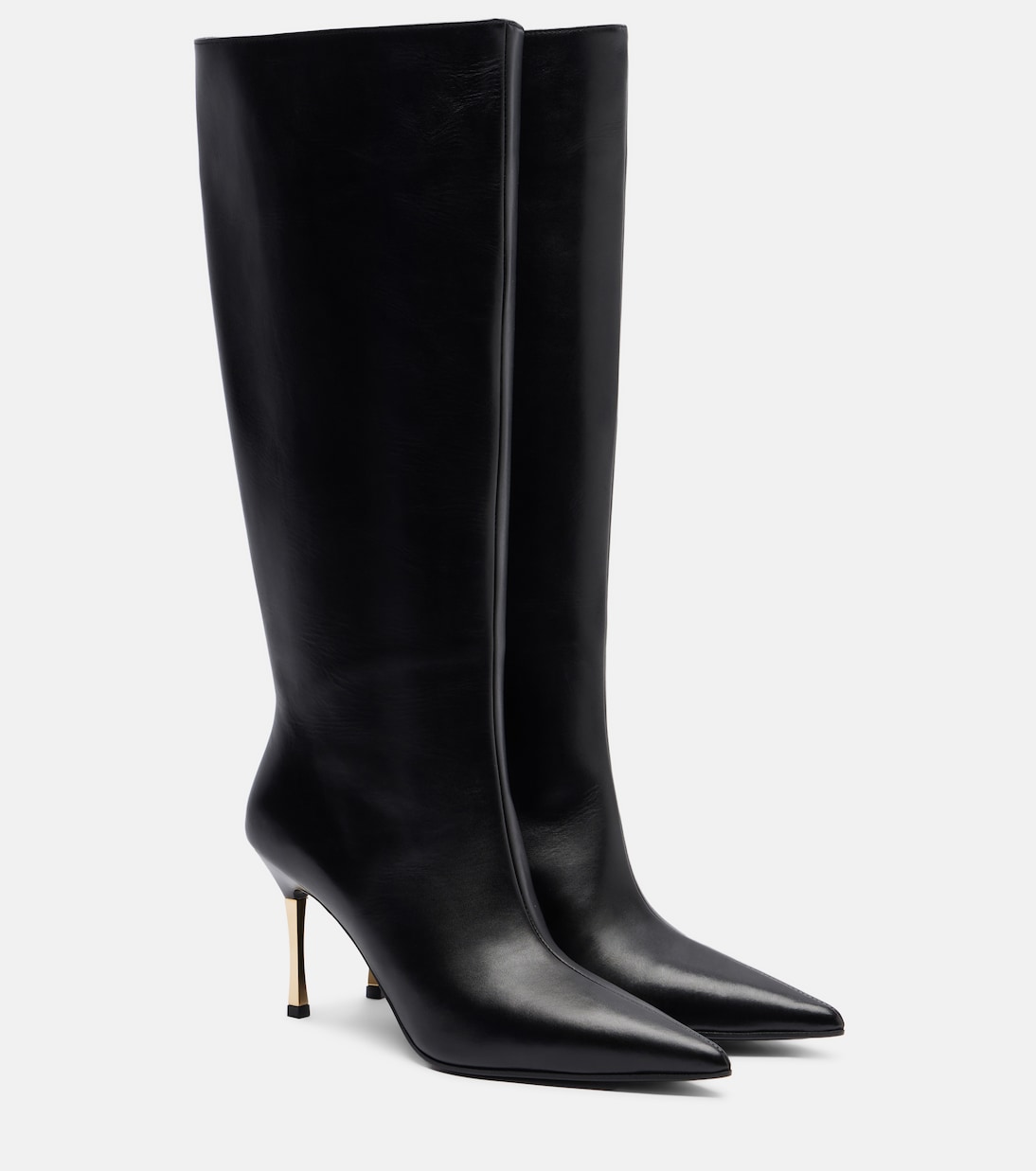 Bombshell leather knee-high boots | Gucci