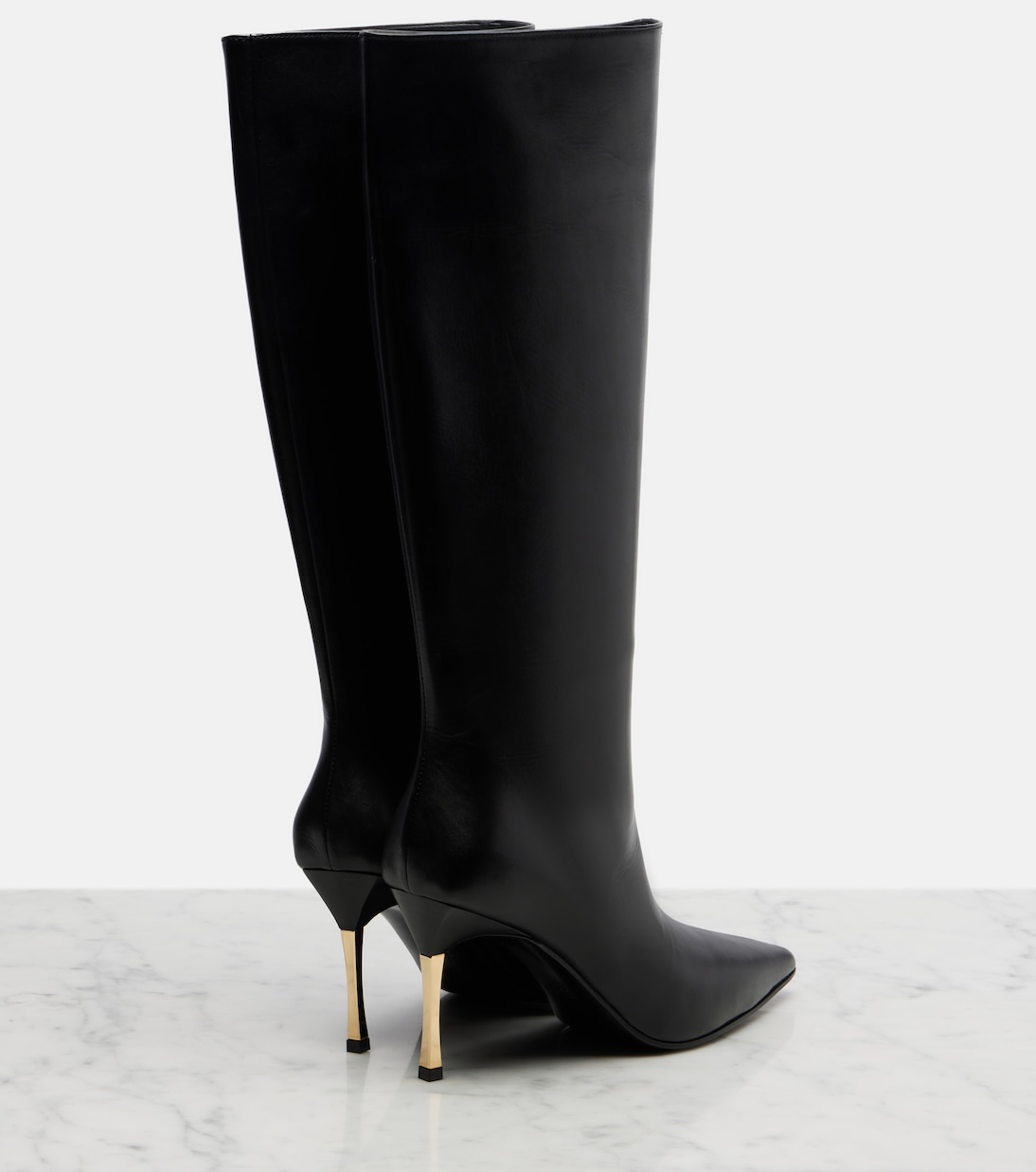 Bombshell leather knee-high boots | Gucci