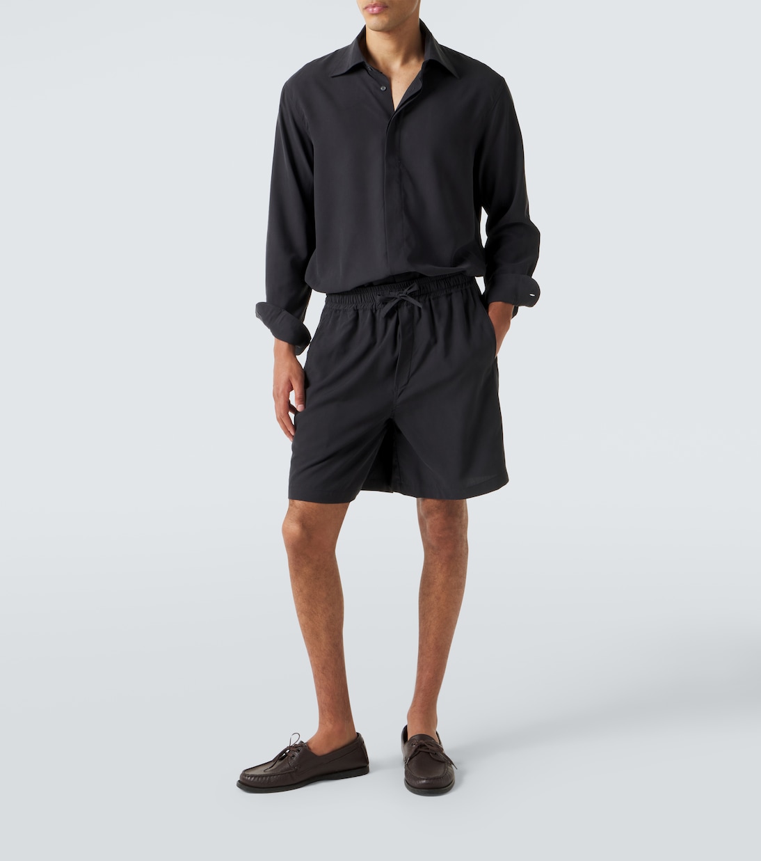 Shorts Henri in seta | Saman Amel
