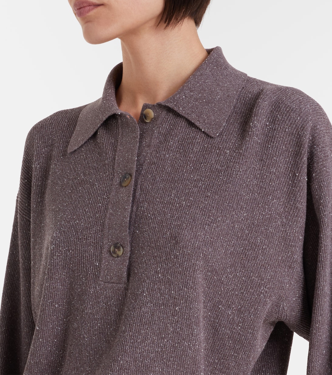 Helga silk polo sweater | Calvin Klein Collection