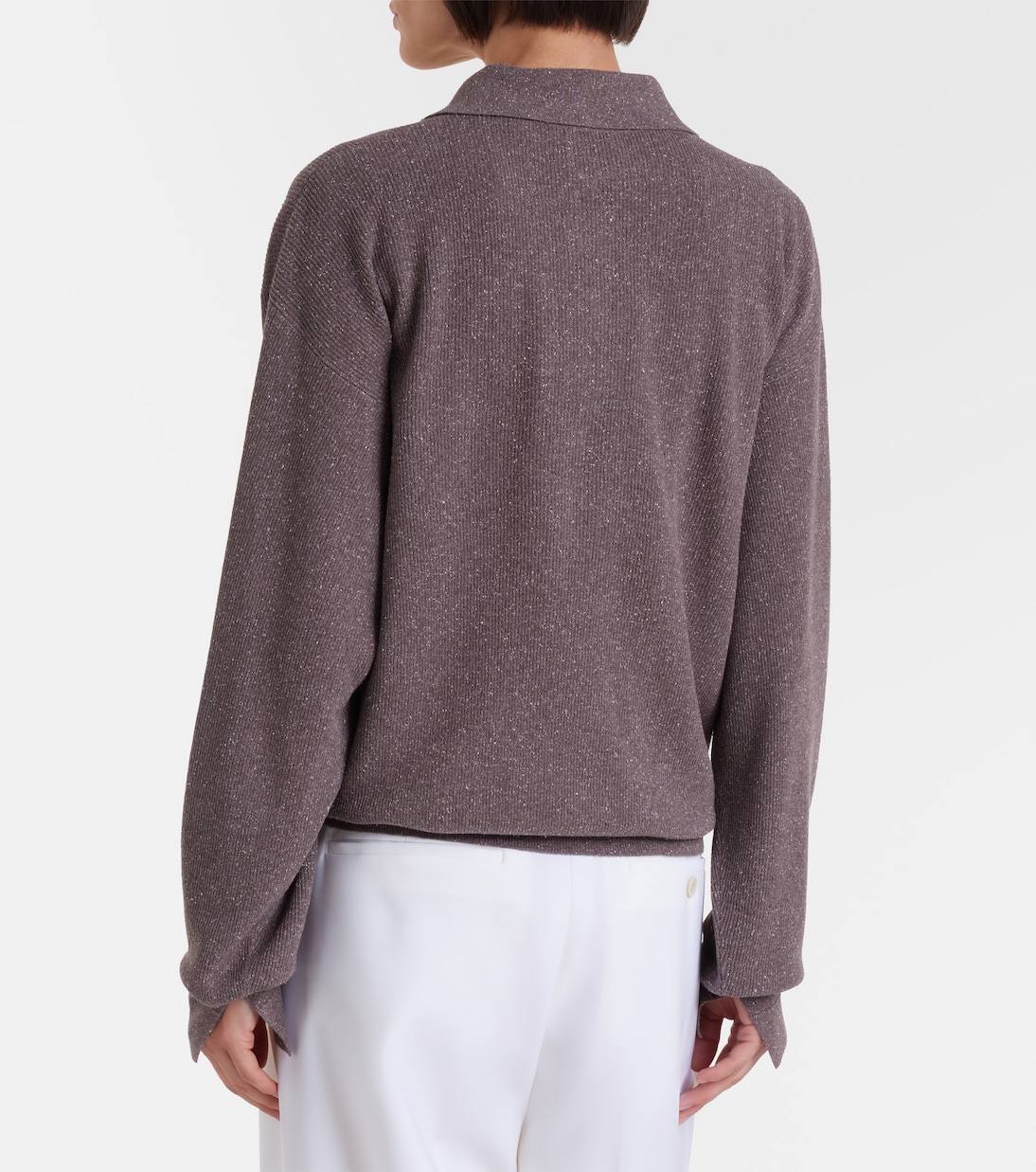 Helga silk polo sweater | Calvin Klein Collection