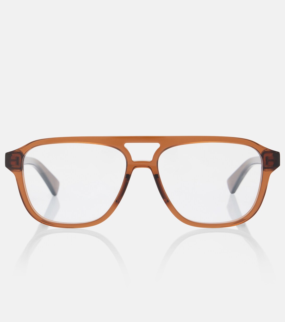 Triangle Stud aviator glasses | Bottega Veneta