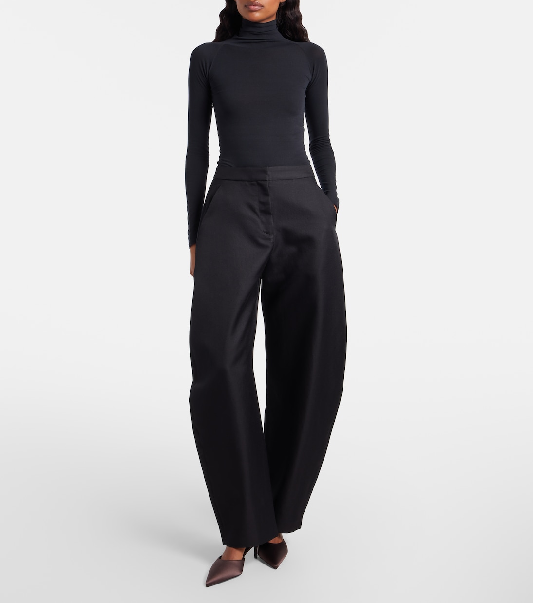 Le Coeur satin mules | Alaïa
