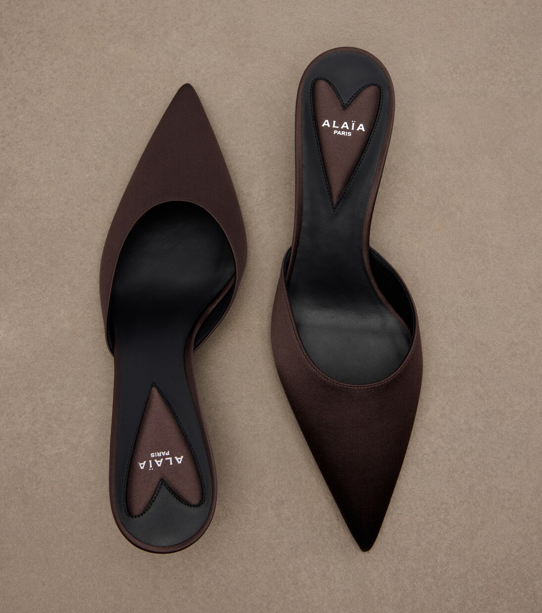 Le Coeur satin mules | Alaïa