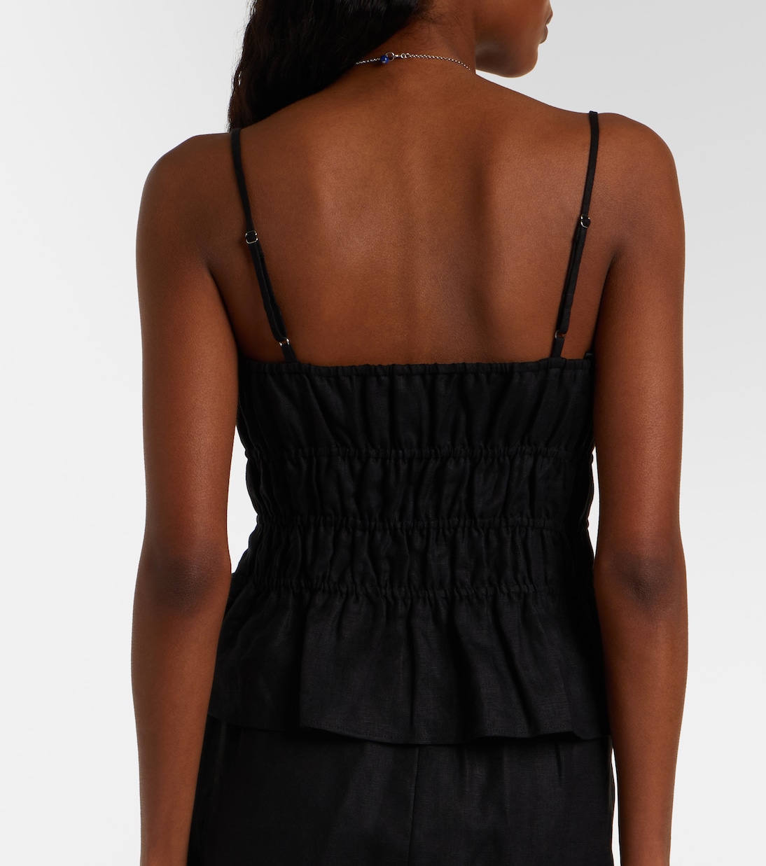 Ayla linen crop top | Staud