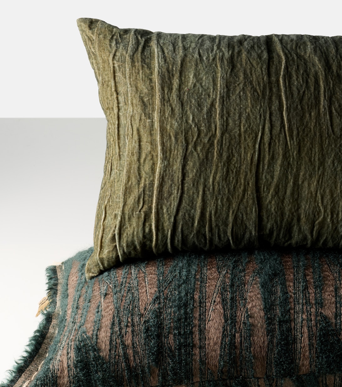 Paesaggio cotton-blend cushion | The House of Lyria