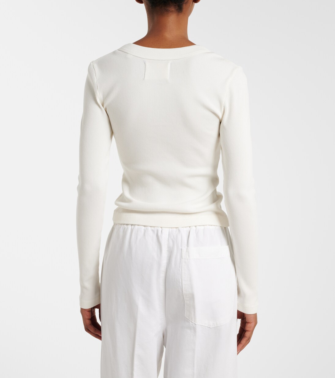 Varra ribbed-knit Henley shirt | Citizens of Humanity