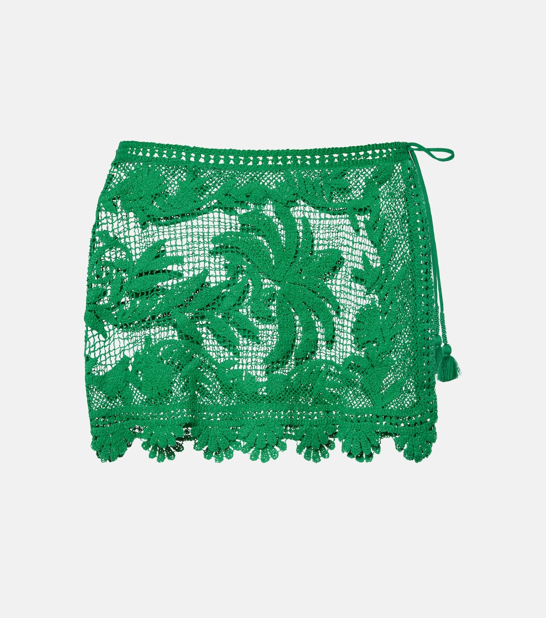 Mini-jupe en coton à broderie | Farm Rio