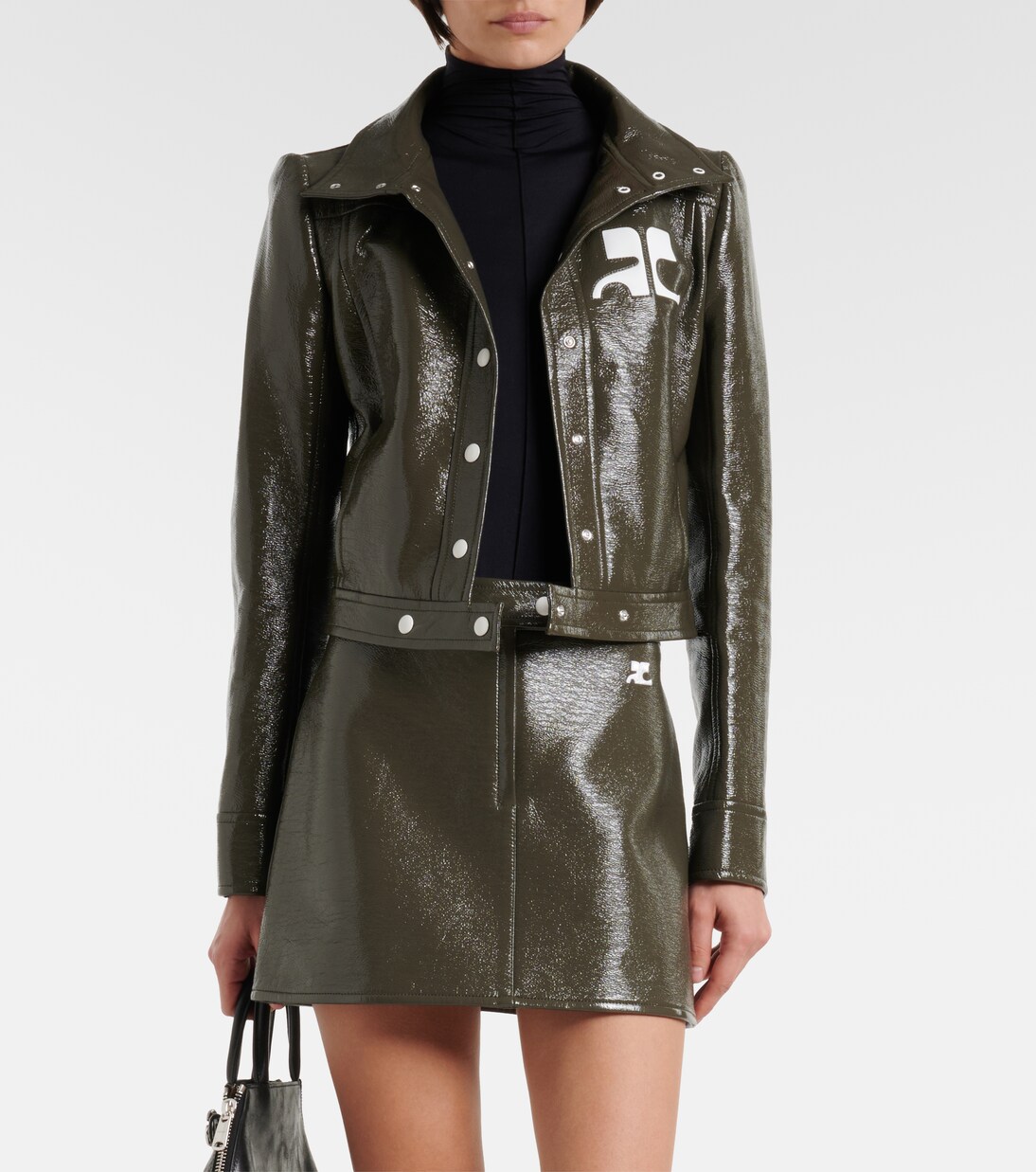 Beschichtete Jacke aus einem Baumwollgemisch | Courrèges