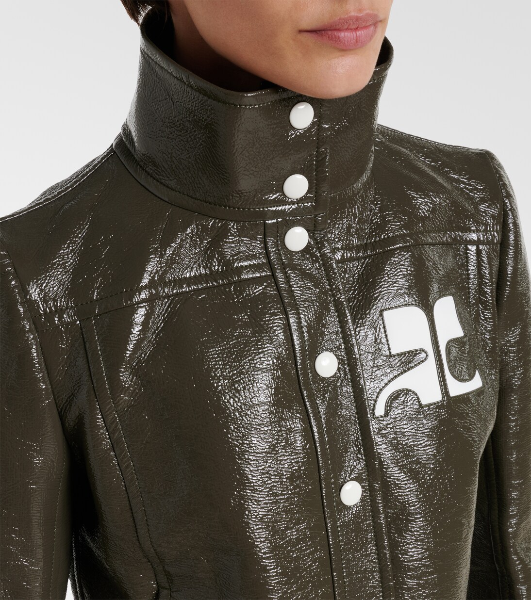 Beschichtete Jacke aus einem Baumwollgemisch | Courrèges