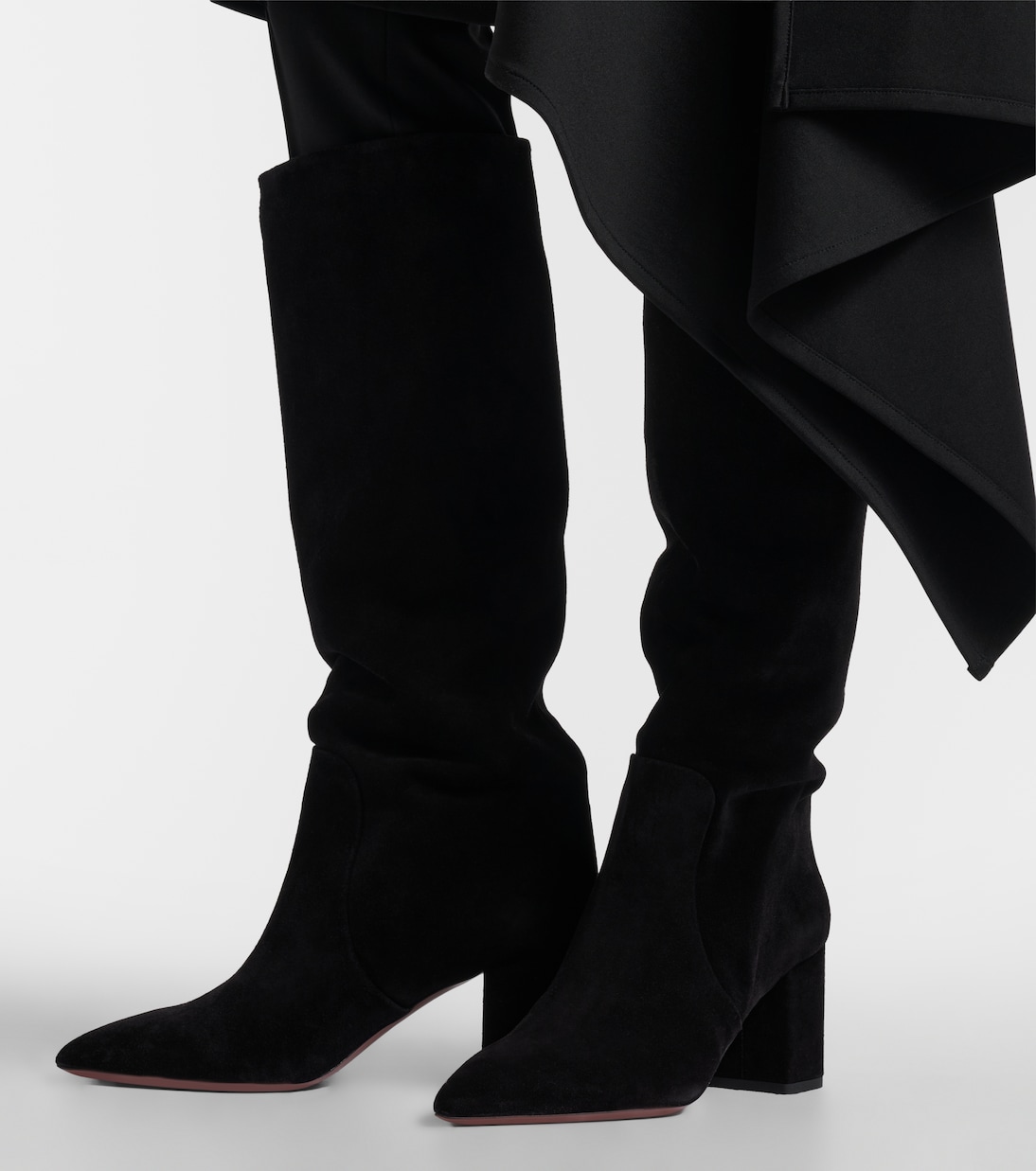 Anja suede knee-high boots | Paris Texas