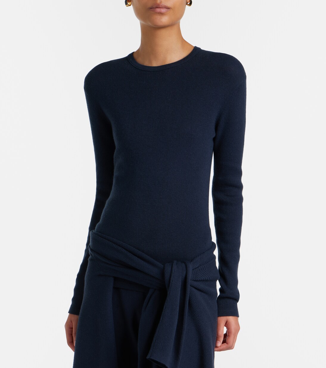 Vivian cotton and cashmere sweater | Lisa Yang