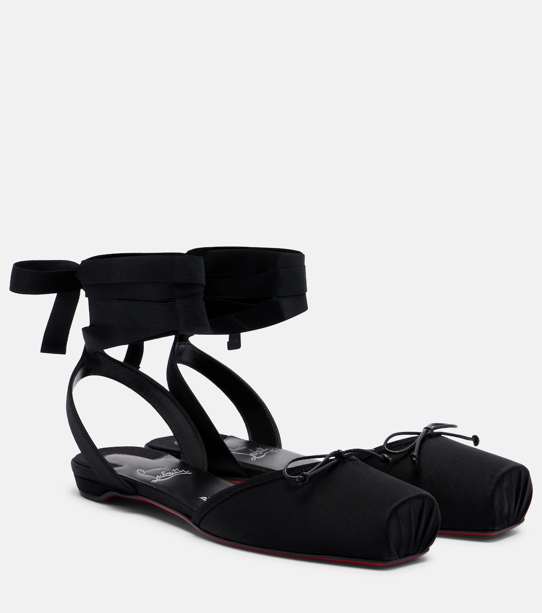 Cassia satin flats | Christian Louboutin