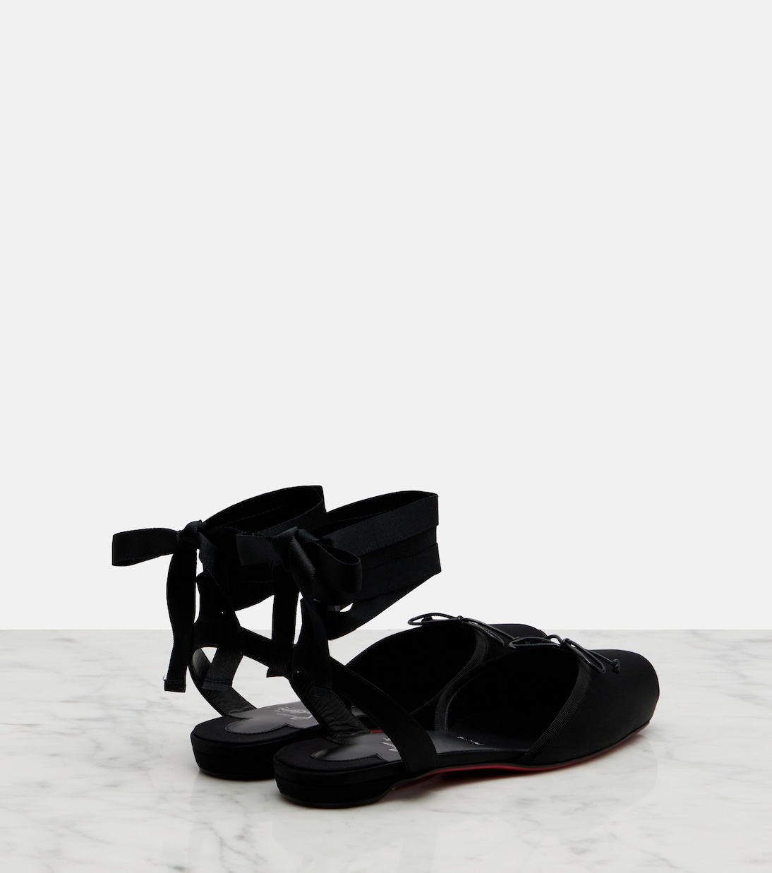 Cassia satin flats | Christian Louboutin