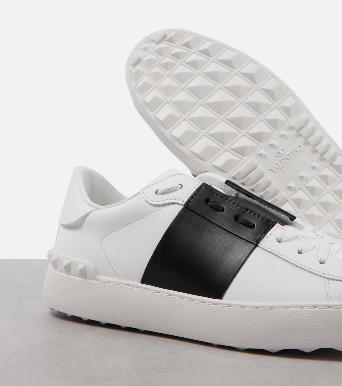 Valentino Garavani Open leather sneakers | Valentino Garavani
