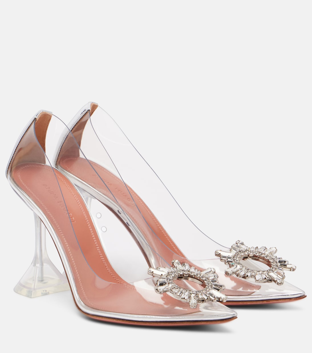 Escarpins Begum en PVC à ornements | Amina Muaddi