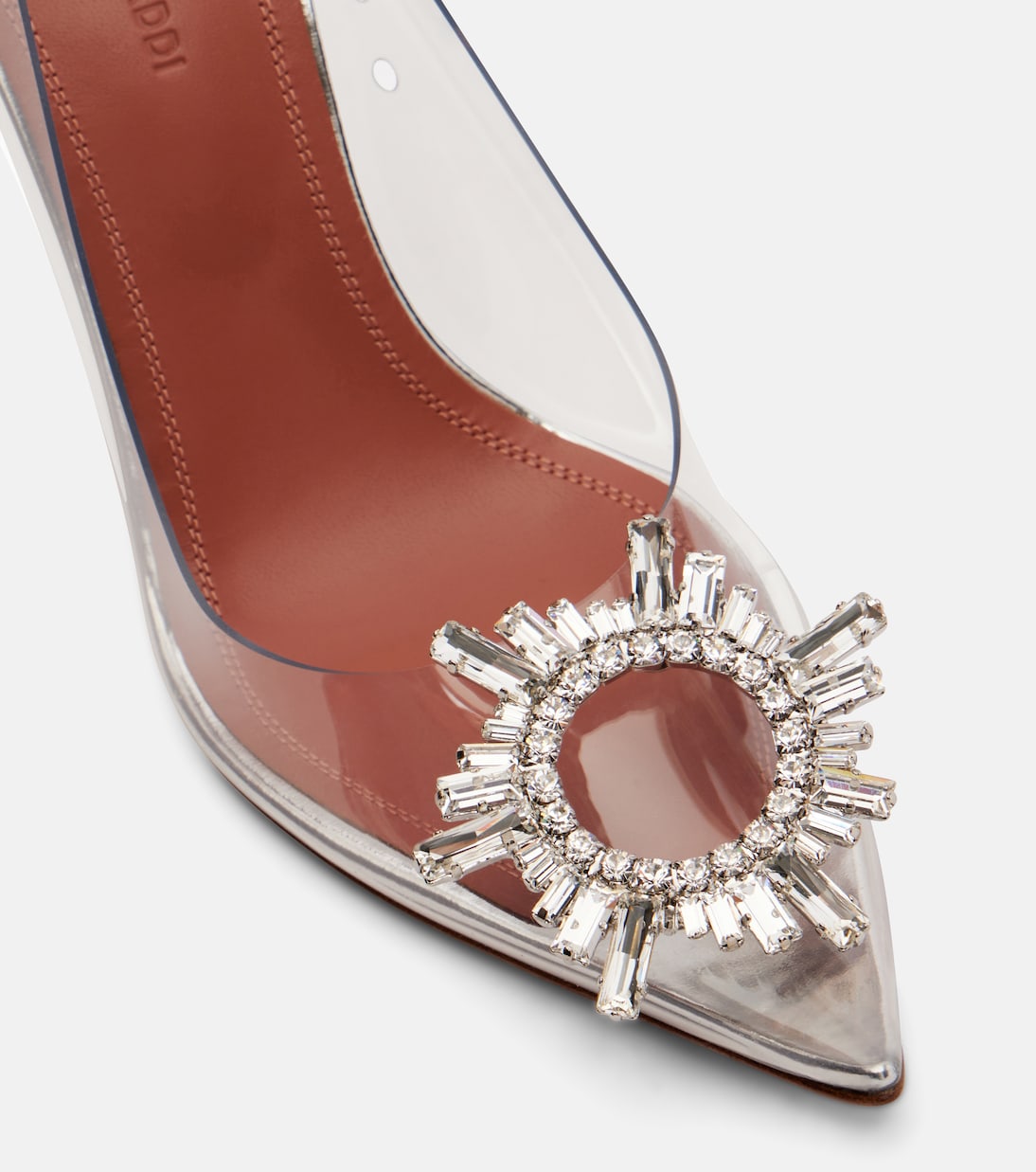 Escarpins Begum en PVC à ornements | Amina Muaddi