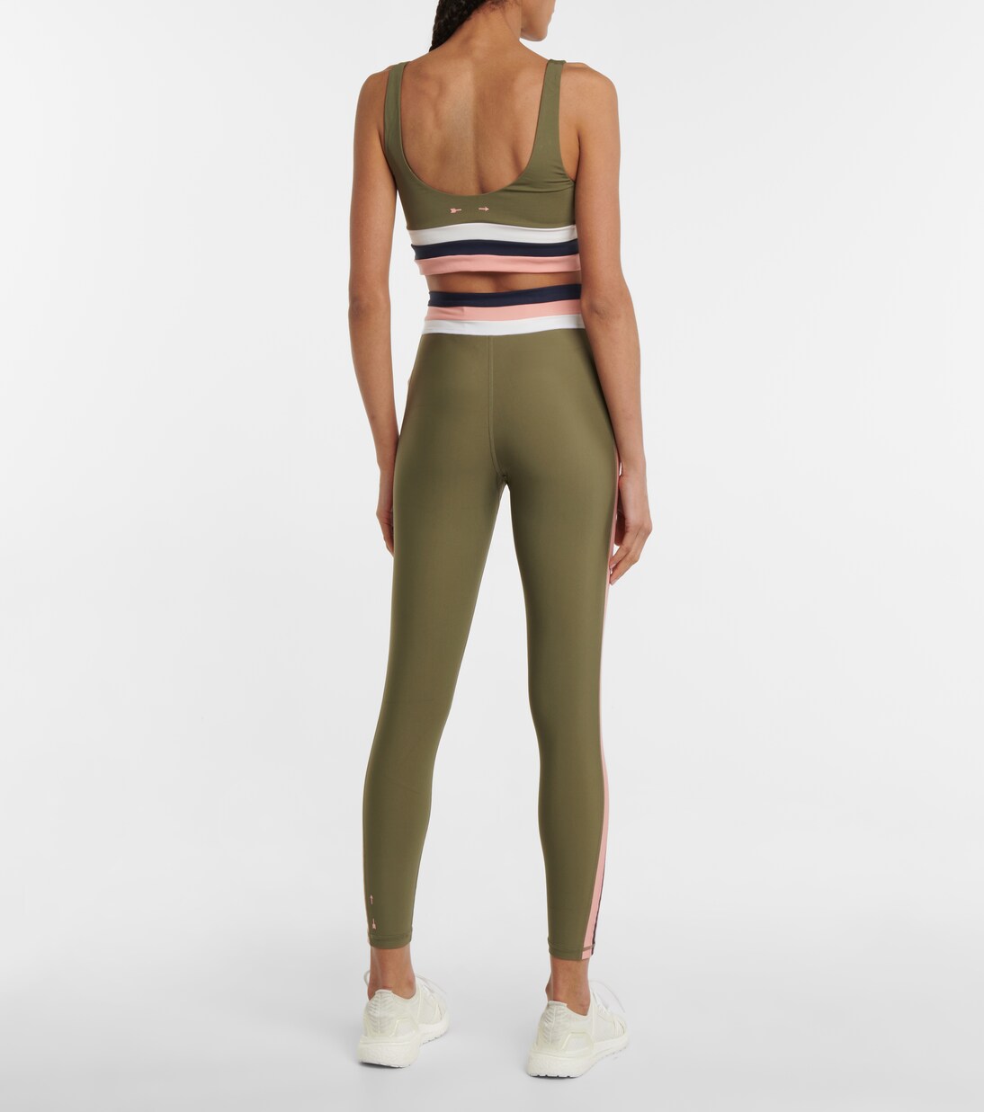 Gestreifte High-Rise Leggings Papillon | The Upside