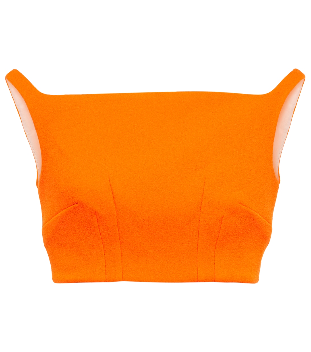 Cropped-Top Flore aus Woll-Crêpe | Emilia Wickstead