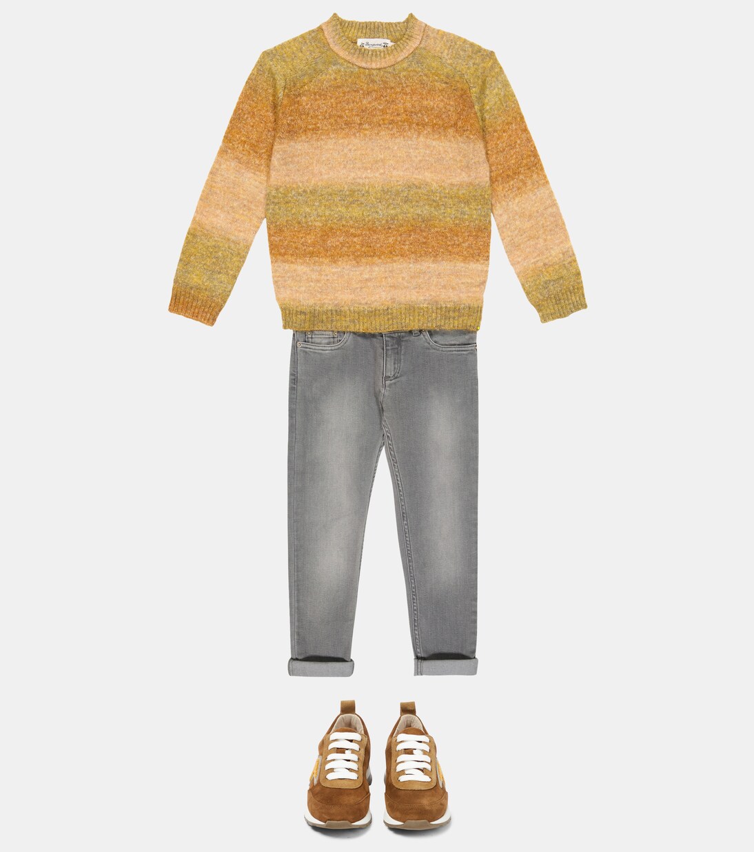 Berlioz striped mouliné sweater | Bonpoint