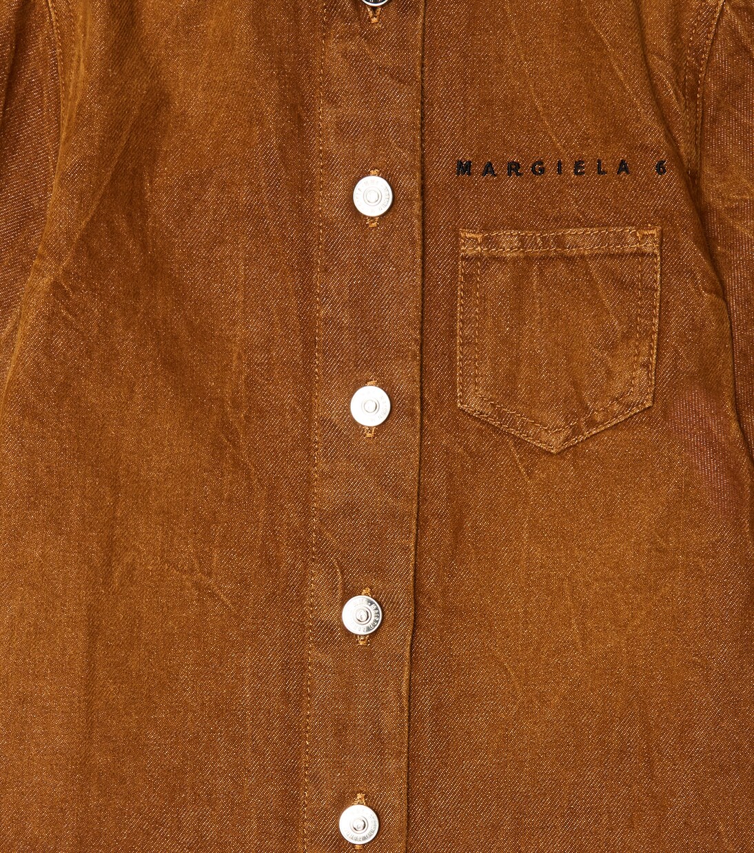 Denim shirt dress | MM6 Maison Margiela Kids