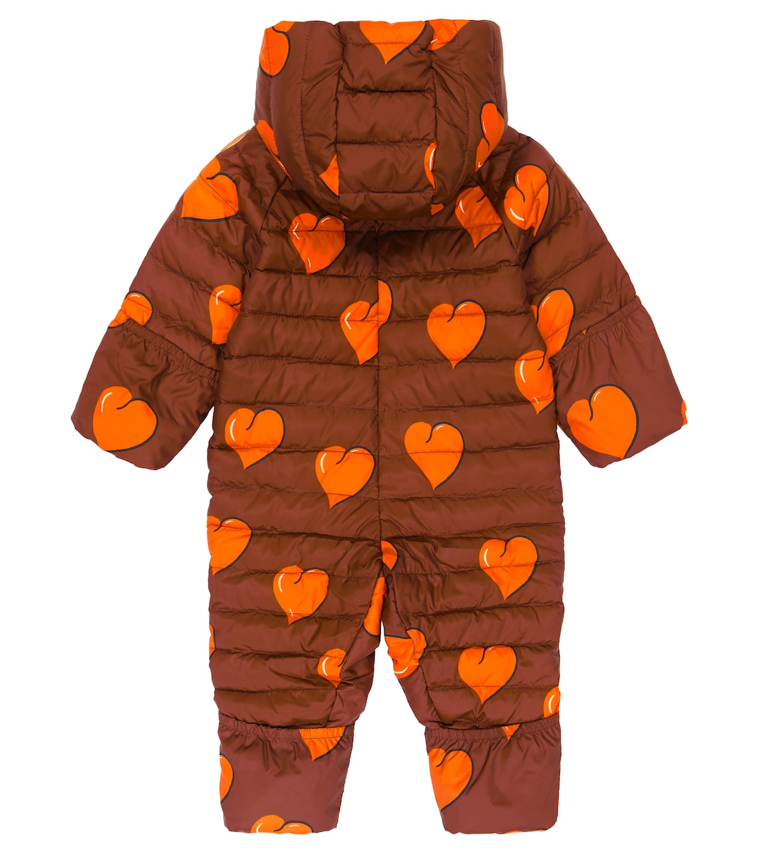 Baby Hearts printed snowsuit | Mini Rodini
