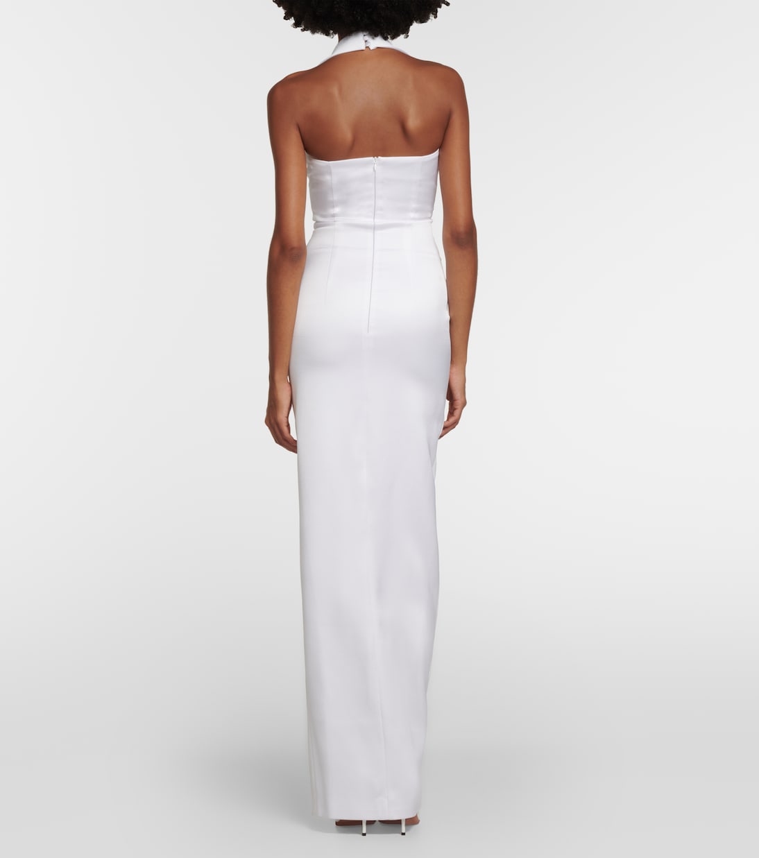 Robe aus Satin | Rasario