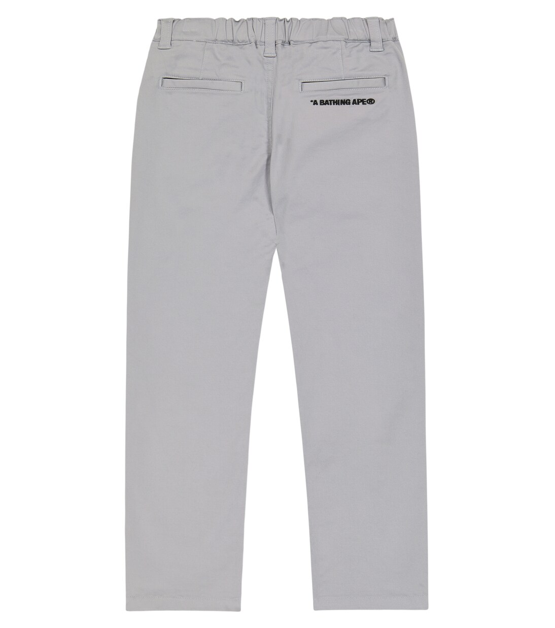 Tuck embroidered twill pants | BAPE Kids