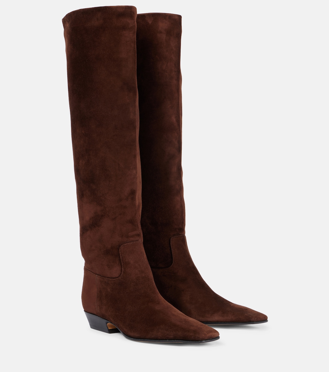 Suede knee-high boots | Khaite