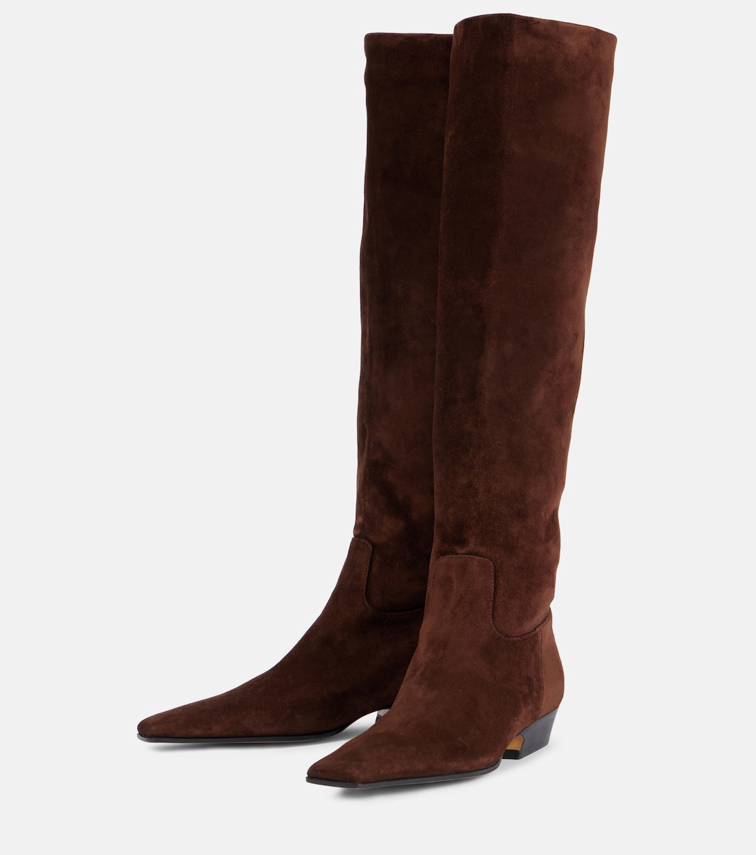 Suede knee-high boots | Khaite