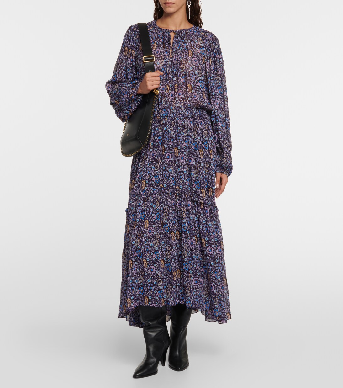 Maxikleid Naema aus Georgette | Marant Etoile