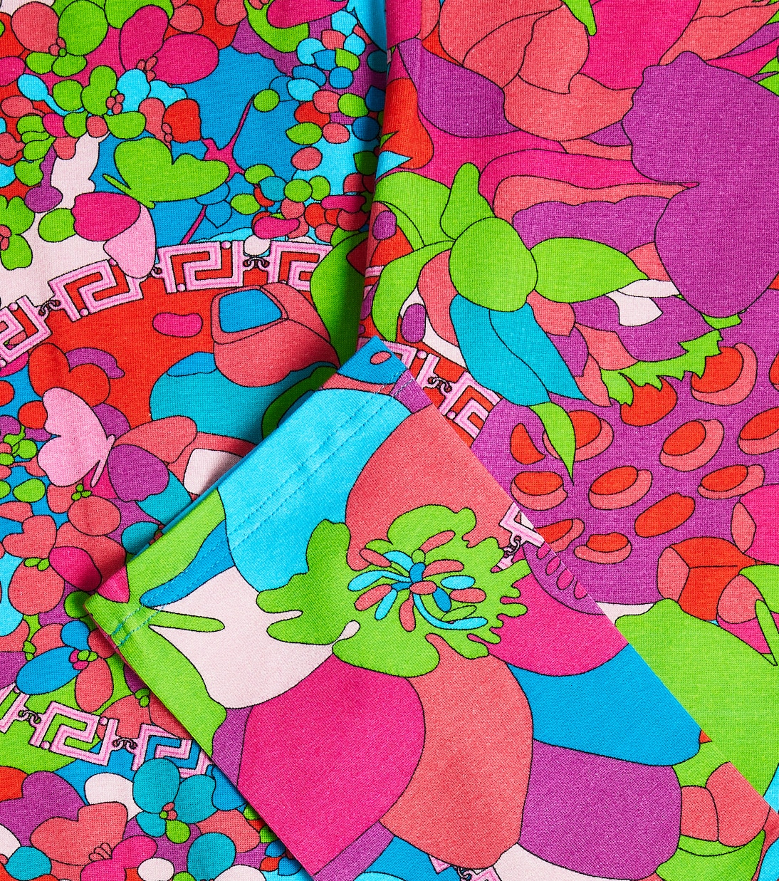 Legging imprimé en coton mélangé | Versace Kids