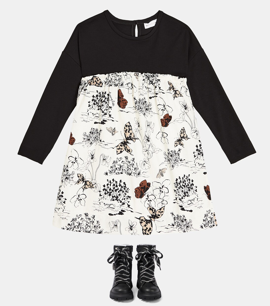 Bottines en cuir à ornements | Monnalisa