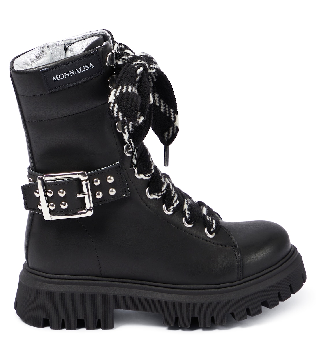 Bottines en cuir à ornements | Monnalisa