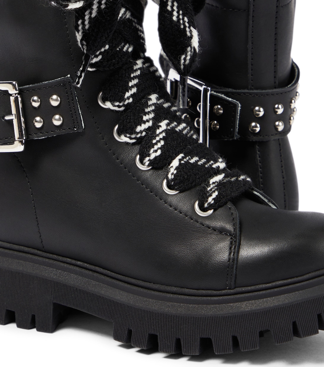 Bottines en cuir à ornements | Monnalisa