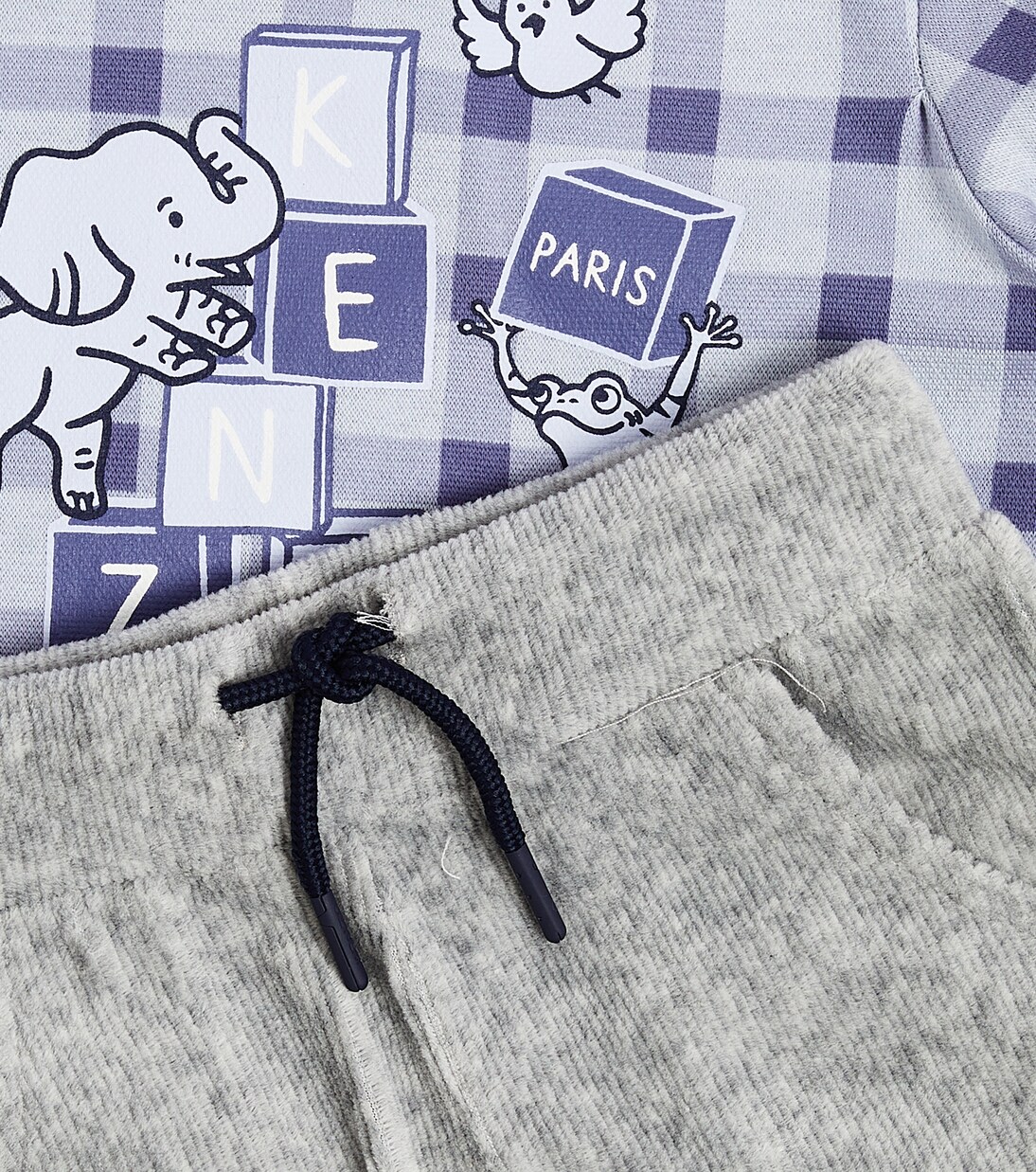 Baby cotton-blend sweatshirt and pants set | Kenzo Kids